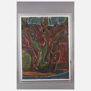 Prof. Eberhard Gollner, Baum vorm Gehöft