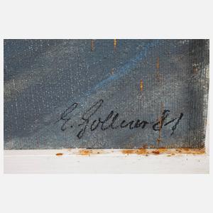 Prof. Eberhard Gollner, Baum vorm Gehöft