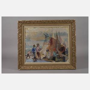 Axel Hamborn, Netze flickende Fischer