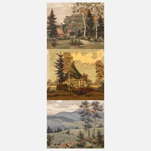 Hans Hentschke, "Altes Bauernhaus bei Worpswede"