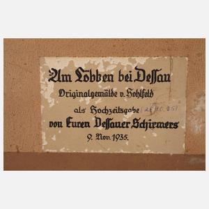 Leo Hohlfeld, "Am Löbben bei Dessau"