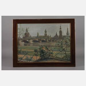 Hückel, Blick auf Dresden