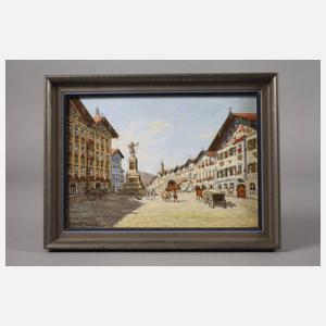 Rudolf Kalb, "Obere Marktstraße in Tölz"