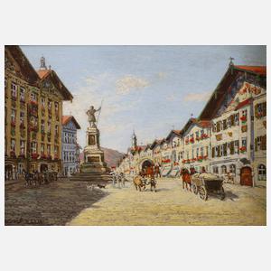 Rudolf Kalb, "Obere Marktstraße in Tölz"