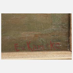 Egon von Kameke, "Überschwemmung an der Oder"