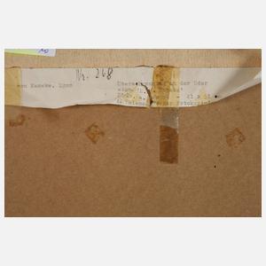 Egon von Kameke, "Überschwemmung an der Oder"