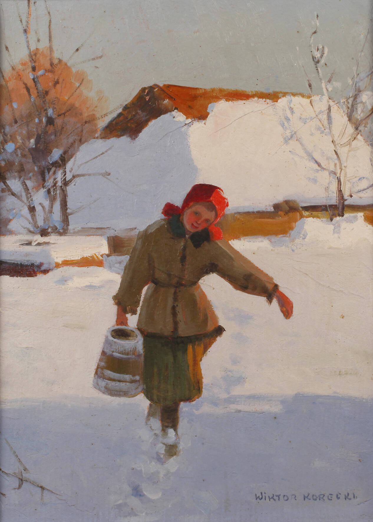 Wiktor Korecki, Wasser tragendes Mädchen
