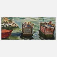 Friedrich Kunitzer, Fischkästen im Wasser111