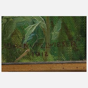 Ida Kupelwieser, attr., "Wiese mit Mohn"