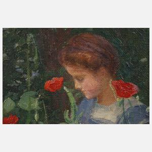 Ida Kupelwieser, attr., "Wiese mit Mohn"