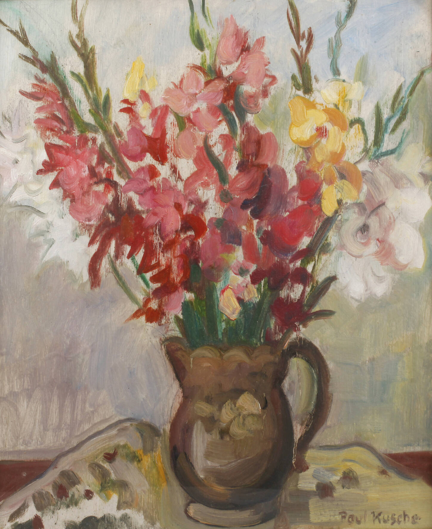 Paul Kusche, Blumenstillleben