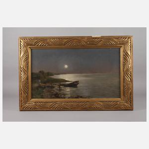 H. Lang, "Mond am Müggelsee"