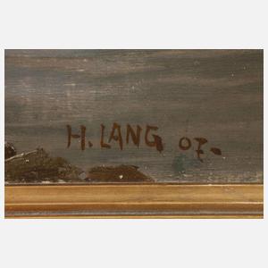 H. Lang, "Mond am Müggelsee"