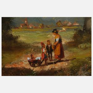 Georg Leuchtenberg, Paar Landschaften