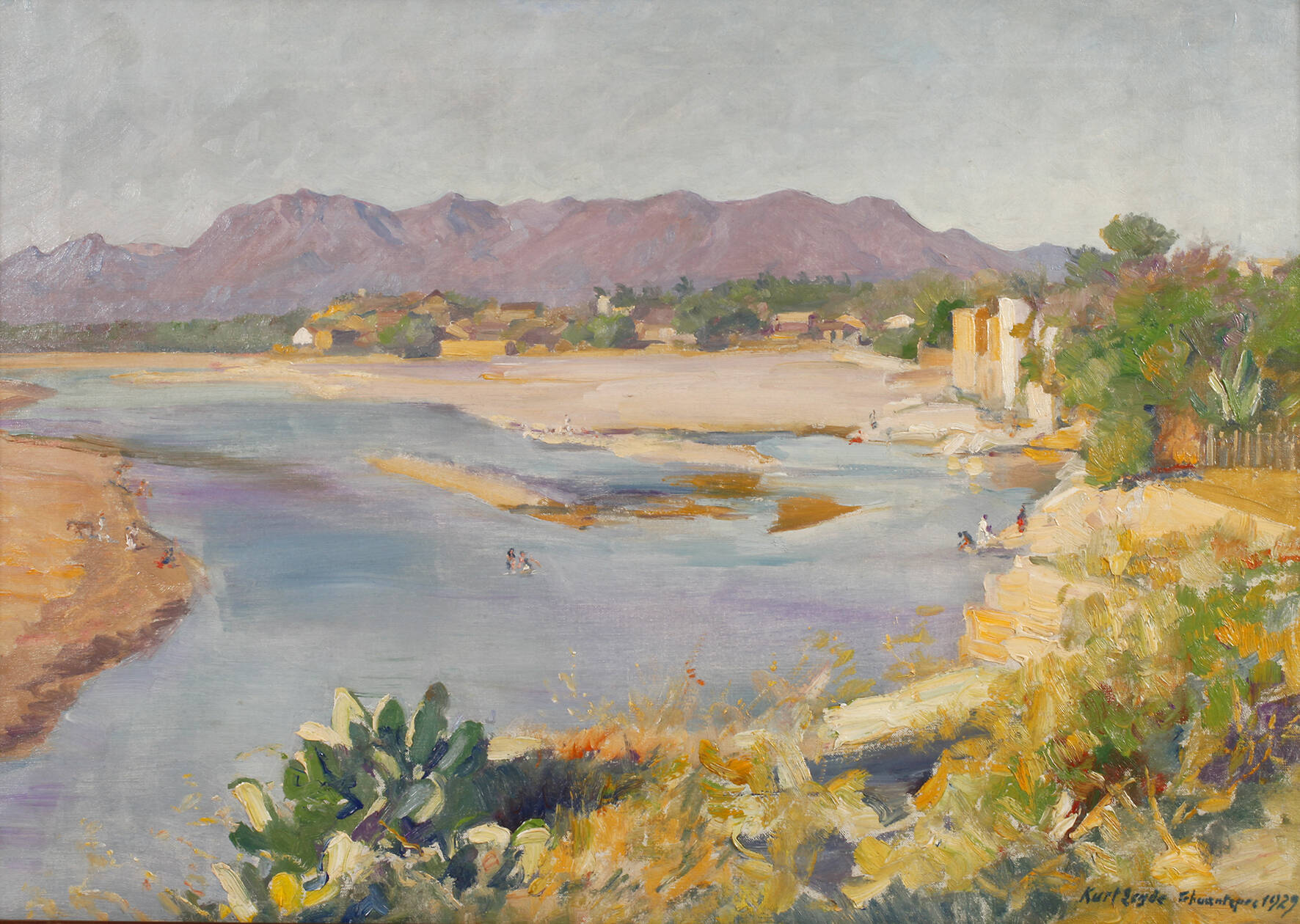 Kurt Leyde, In Tehuantepec/Mexiko