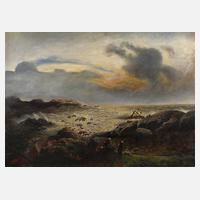 S. Lingenau, Schiffbruch an der Küste111