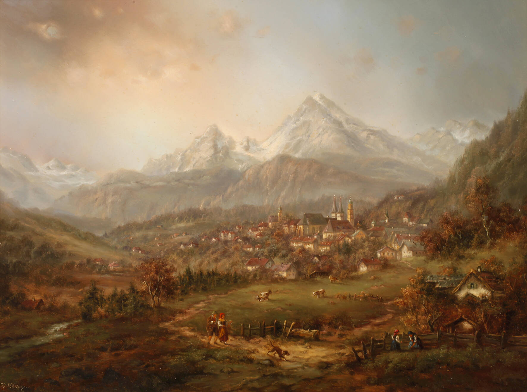 Peter May, Ansicht von Berchtesgaden