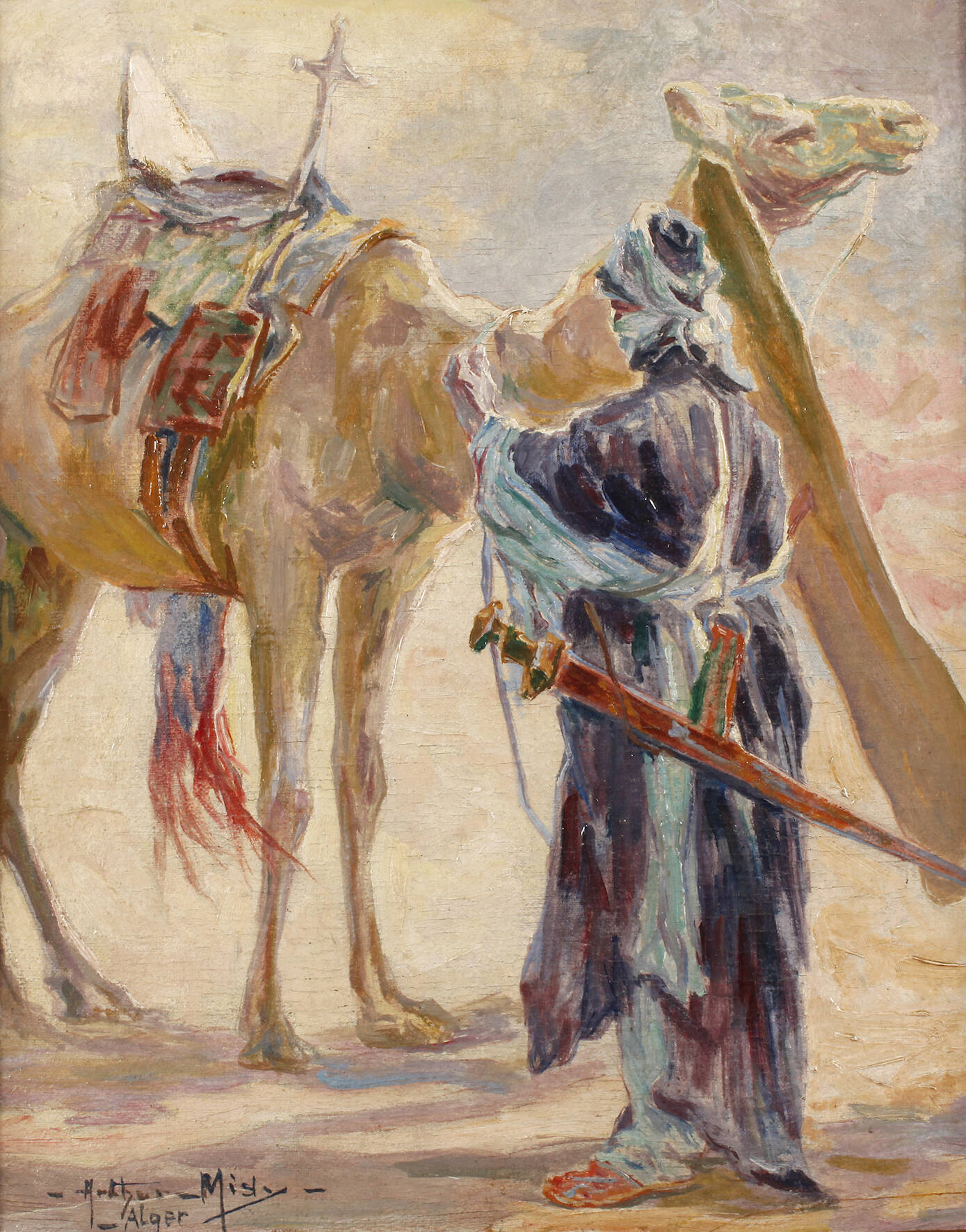 Arthur Midy, Krieger mit Kamel