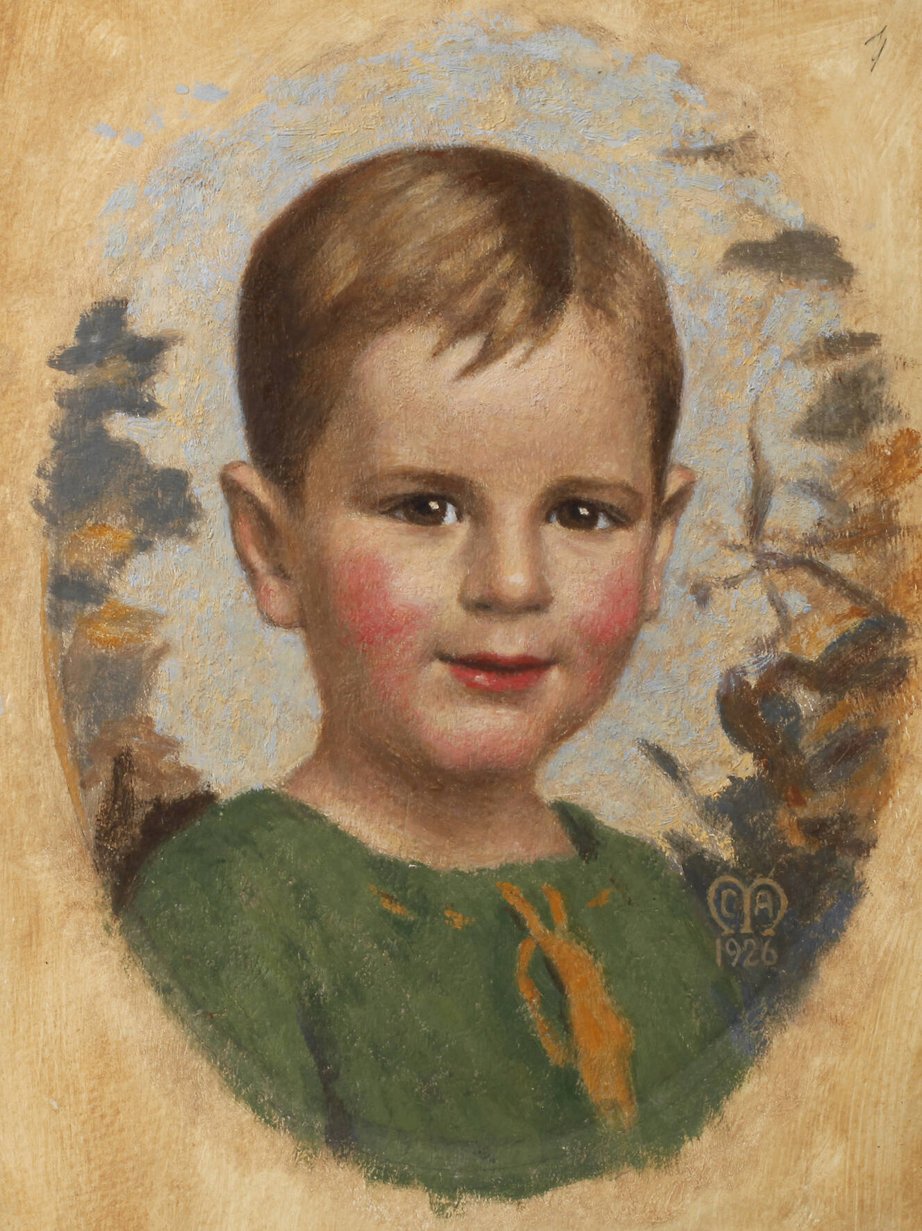 Carl Albin Mülhardt, Jungenportrait