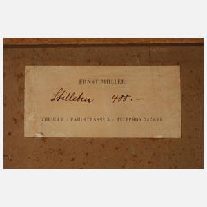 Ernst Müller, Blumenstillleben