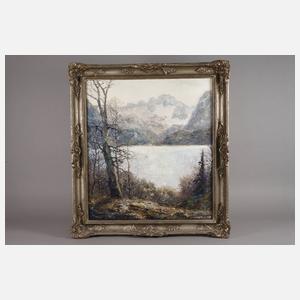 Otto Pippel, "Vorfrühling am Gosausee"
