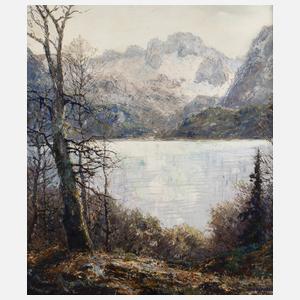 Otto Pippel, "Vorfrühling am Gosausee"