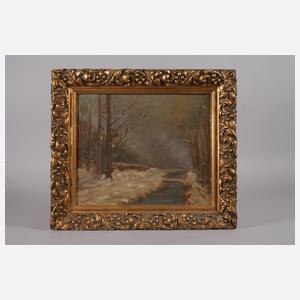 Ernst H. Platz, Bach im Winter