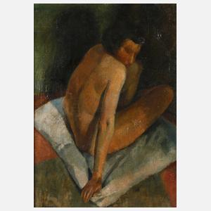 Alexander Posch, Sitzender Damenakt