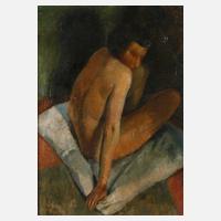 Alexander Posch, Sitzender Damenakt111