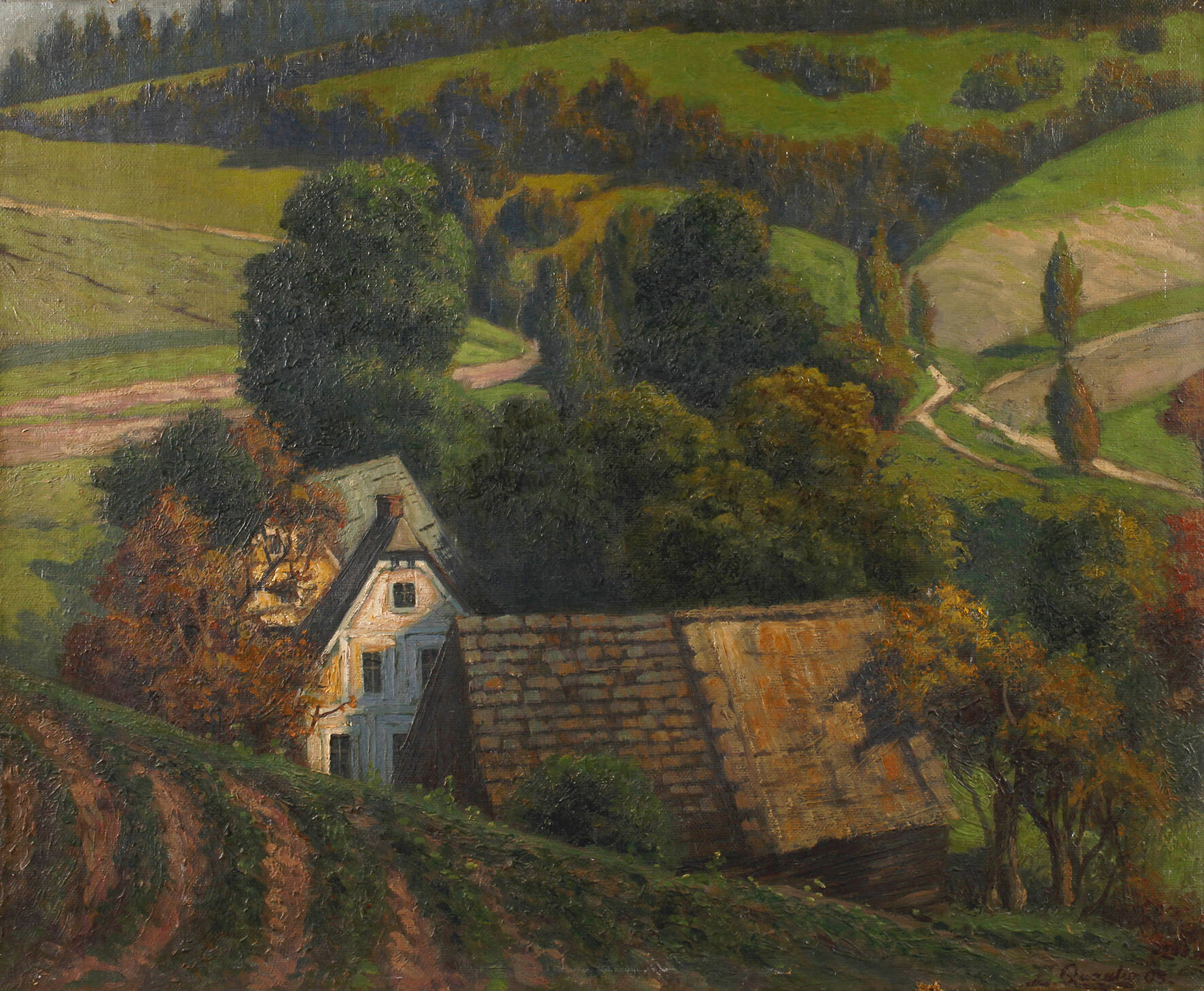 Prof. Eugen Quaglio, "Gehöft am Keilberg"