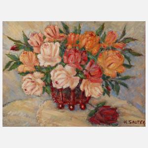 Hermann Sauter, Rosenstillleben