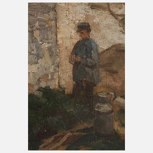 Friedrich Albert Schmidt, "Am Brunnen"