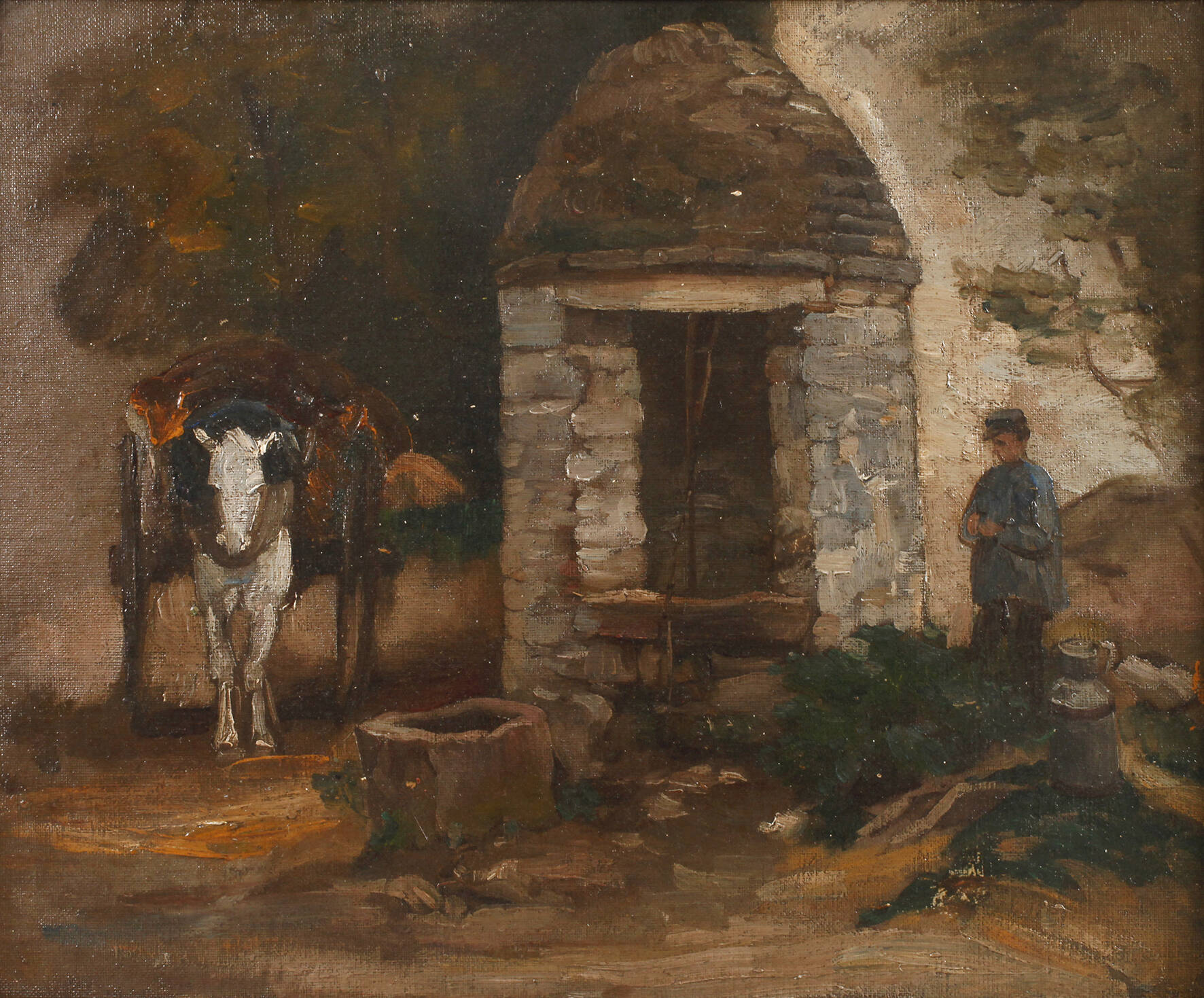 Friedrich Albert Schmidt, "Am Brunnen"