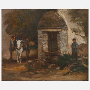 Friedrich Albert Schmidt, "Am Brunnen"