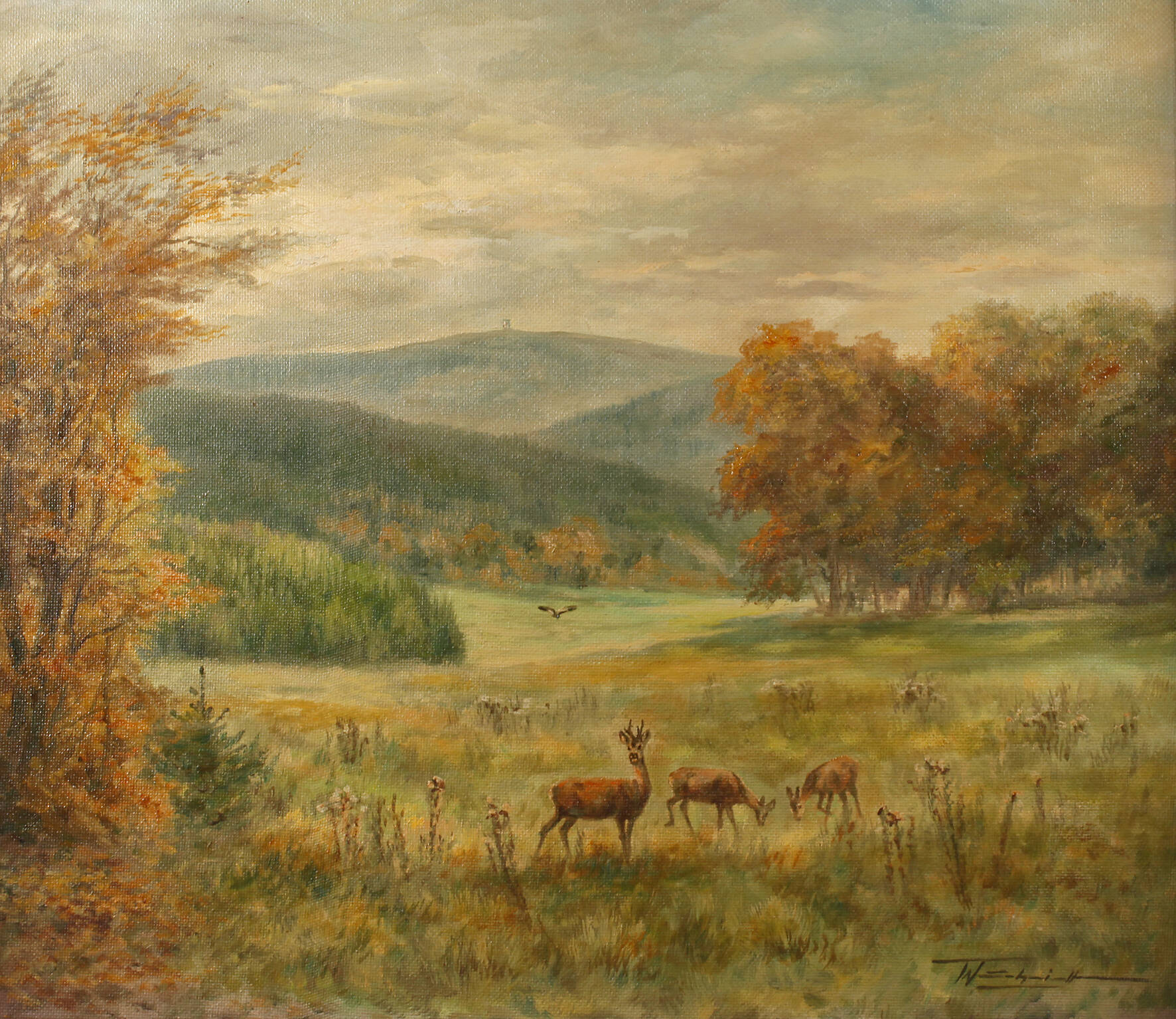 W. Schmidt, Ein Herbsttag am Riedler bei Ruhla