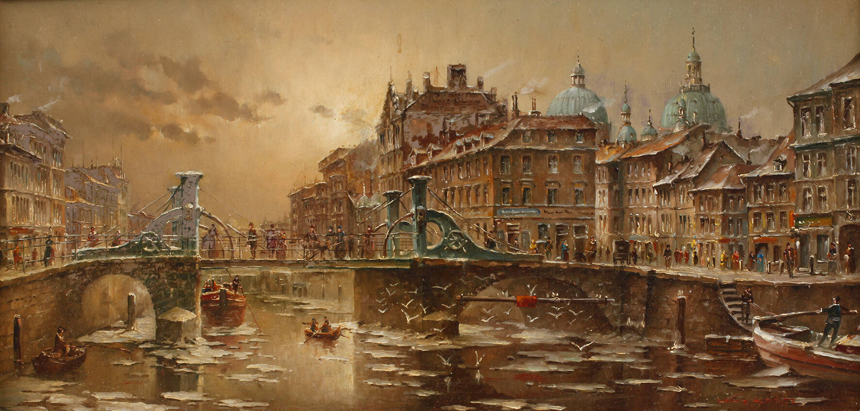 Heinz Scholtz, "Berlin Jungfernbrücke"