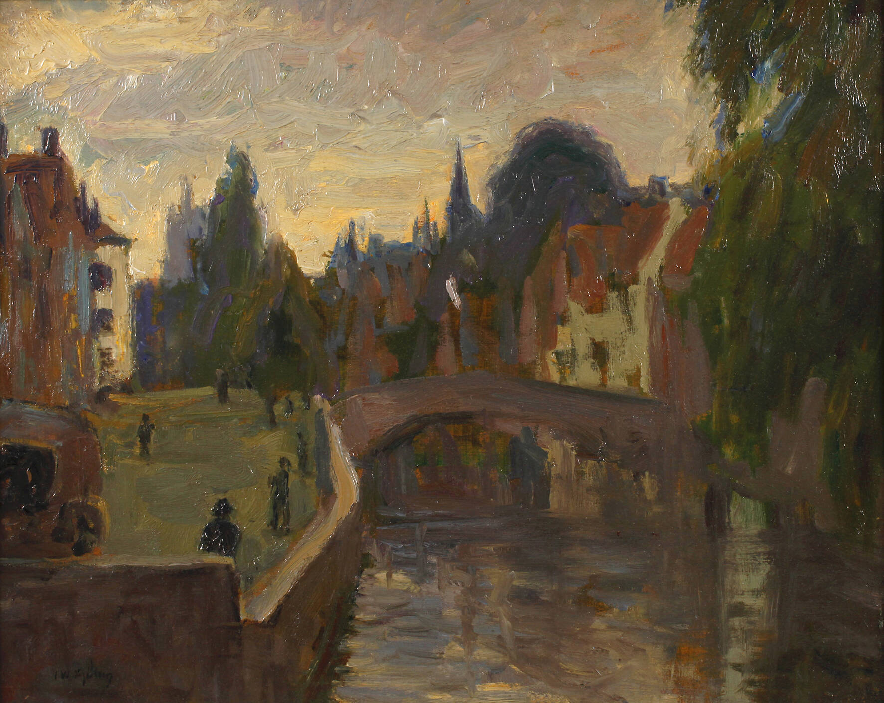 Prof. Dr. Julius Wolfgang Schülein, "Kanal in Brügge I"