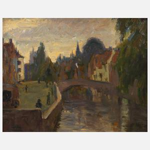 Prof. Dr. Julius Wolfgang Schülein, "Kanal in Brügge I"