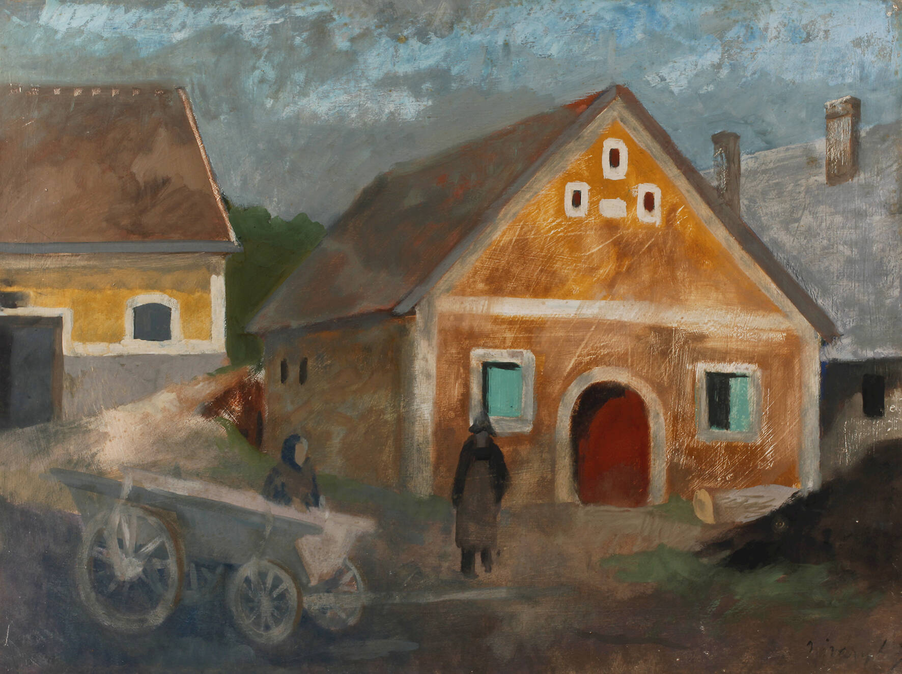 Lajos Ujvary, Dorfstraße