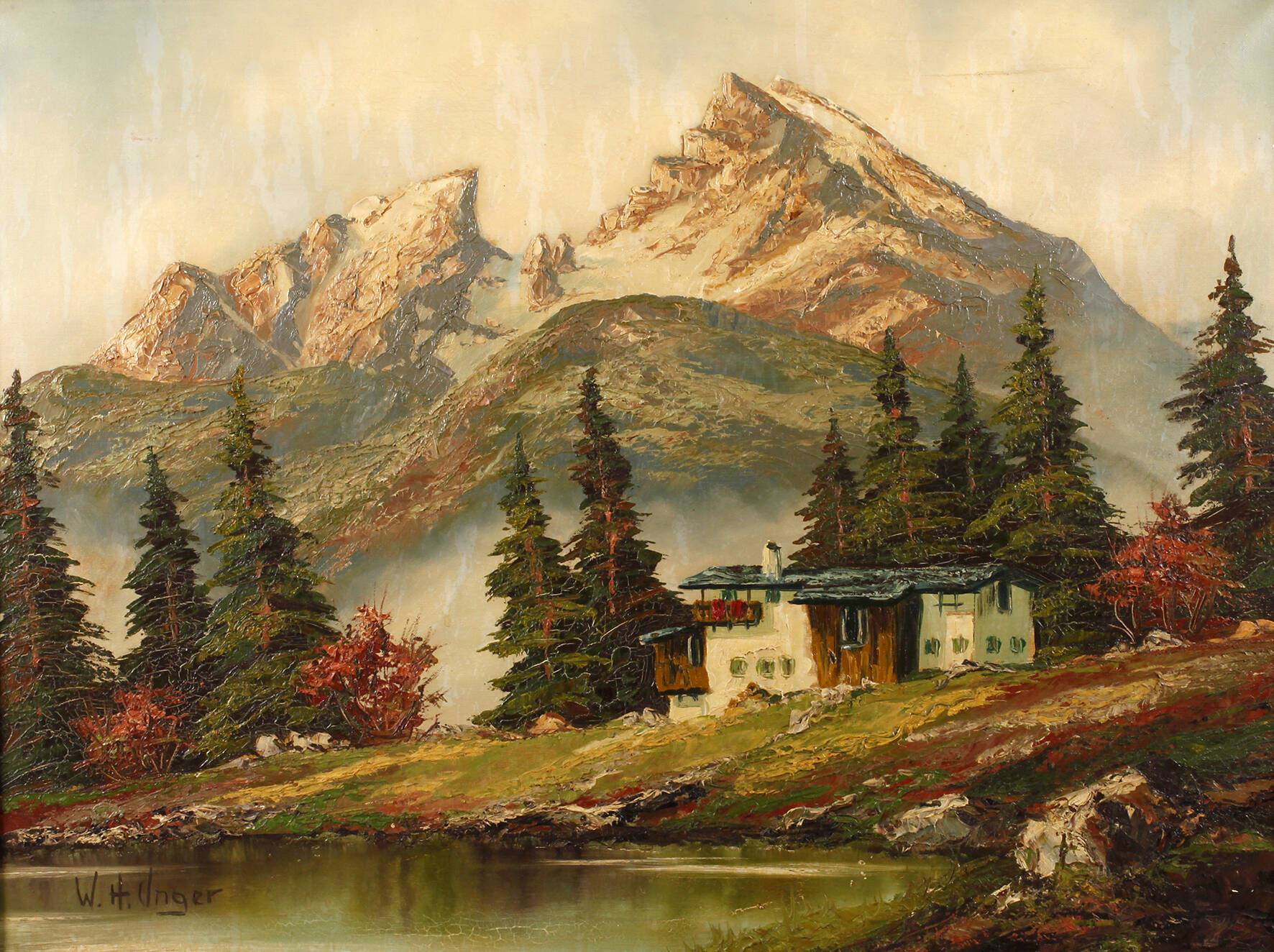 Wolfgang Heinz Unger, Partie in den Alpen