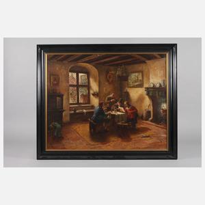 Oskar Urbahn, Herrenrunde im Interieur