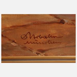 Oskar Urbahn, Herrenrunde im Interieur