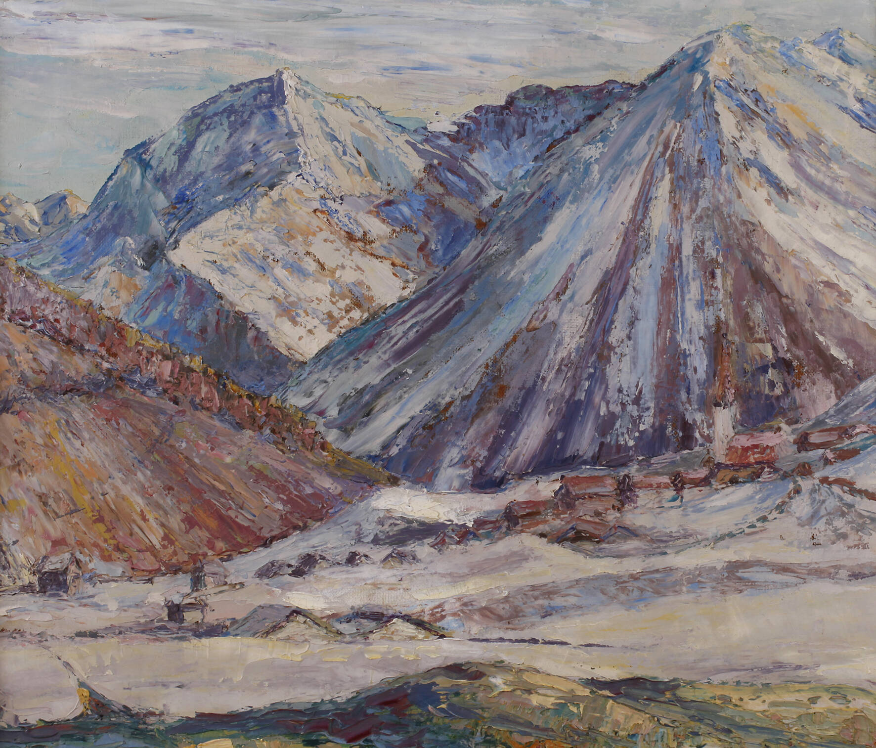 Klara Weber, attr., "Im Tal von Berwang-Reutte"