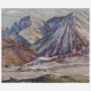 Klara Weber, attr., "Im Tal von Berwang-Reutte"