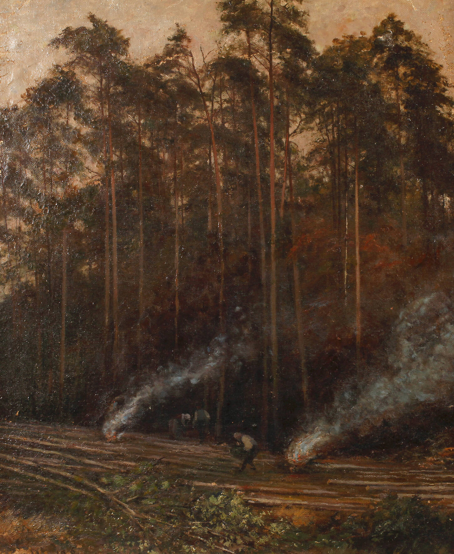 Paul Weisenfels, attr., Reisigfeuer