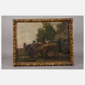 Victor Weishaupt, Verkauf der Kuh mit dem Kälbchen