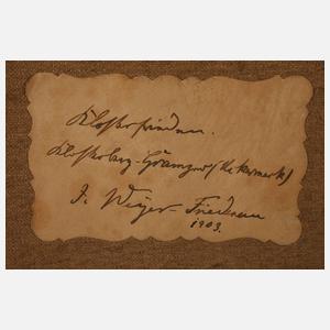 J. Weyer, Klosterfrieden