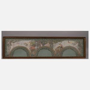 E. v. Wolfskeel, attr., Zwei Jugendstil-Architekturentwürfe