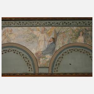 E. v. Wolfskeel, attr., Zwei Jugendstil-Architekturentwürfe