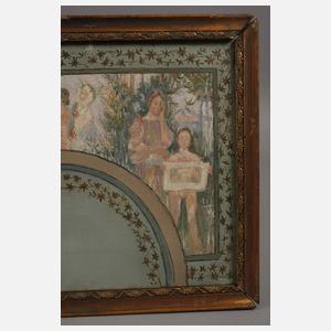 E. v. Wolfskeel, attr., Zwei Jugendstil-Architekturentwürfe